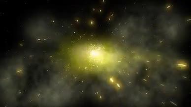 银河闪耀穿梭时光LOGO模板视频的预览图